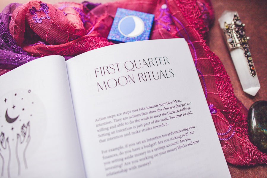 Lunar Intentions Book on Manifesting with the Moon - Bella deLuna